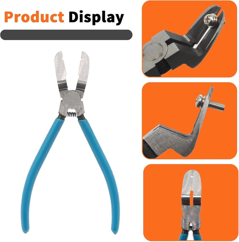 Aspaton Mutipurpose Diagonal Cutting Pliers, Wire Flush Cutters Stripper, Car Trim Panel Clip Cutter Puller Fastener Rivets Removal tool - Image 3